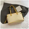 Moda Verano 2025 Moda Estilo Coreano Bolso Rayado Nuevo Bolso de Hombro Simple Popular Bolso Tote para Mujer