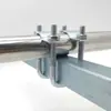Parafuso U Galvanizado em Ângulo Reto Suporte de Placa Quadrada Braçadeira Quadrada U-Bolt Fixação Cruzada Tubo Quadrado Tubo Redondo