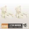 Estante de Almacenamiento Eléctrico para Matamoscas, Montado en Pared, Sin Taladro, Giratorio, Clip Universal de ABS, Forma de Oso, Estante, Venta al por Mayor