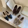 Zapatos de Mocasín Dapai Show Estilo Retro Francés con Forro de Felpa para Mujer 2025 Nuevos Zapatos de Abuela con Plataforma Interior para Otoño e Invierno