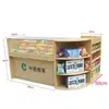 Vitrina de cigarrillos para tienda de conveniencia Vitrina de cigarrillos multifuncional para supermercado integrada con caja registradora Vitrina de madera para cigarrillos y alcohol Tienda de conveniencia pequeña
