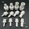 Conector de púas de rosca externa de plástico 1/2 pulgada, 3/4 pulgada, 1 pulgada Boquilla de agua con rosca externa para manguera roscada, Boquilla de agua de PVC con cabeza verde, Boquilla de aire