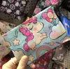 Bolsa de compras plegable Spot 210D bolsa tipo chaleco de dibujos animados portátil grande