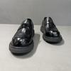 Zapatos Casuales de Cuero Genuino para Hombre de Estilo Británico de Otoño, Zapatos de Hombre de Estilo Business con Suela Gruesa, Zapatos de Cuero para Hombre de Puntera Ancha con Cuero Vacuno