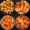 Carne de Búzio Picante Pronta para Comer em Lata Celebridade da Internet Pé da Esposa Picante Olho de Gato Caracol Frutos do Mar Lanches em Lata Acompanhamento para Refeições e Bebidas