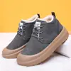 Nuevos Zapatos de Algodón de Invierno 2025 para Hombre, Botas de Nieve para Exteriores, Antideslizantes, Cálidas, Suela Suave, Cómodas, Versátiles, Modernas, Transfronterizas