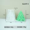 Nuevo Molde de Yeso para Velas Perfumadas con Forma de Flor de Árbol de Navidad Molde para Jabón Casero DIY Molde para Pasteles Productos de Silicona
