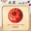 Insignia Mini de Fruta 25mm Estándar Brillante Base de Hierro Insignia con Pin Colgante Adorno Soportes Estilo D Personalización y Puede Ser Enviado en Nombre de Otros