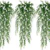 Vendas Diretas da Fábrica Transfronteiriças Eucalipto Artificial Camélia Pendente Videira de Flor Artificial Orquídea Aranha Flor Falsa Artificial de Plástico para Exterior