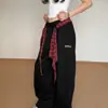Pantalones jogger coreanos de moda estilo ins americano para estudiantes mujeres, pantalones de chándal sueltos casuales para baile, pantalones largos de pareja