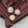 Hongxing Joias DIY Cobre Cor Dourada 24K Conserva Cor 4*5mm Tampões de Ouvido de Borracha Acessórios para Brincos de Hambúrguer B1299