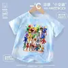 Conjunto Deportivo Infantil Temático de Restaurante de Suzi, Camiseta de Manga Corta y Shorts de Secado Rápido, Ropa de Casa Fresca para Niños y Niñas