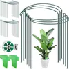 Suporte Transfronteiriço para Plantas de Jardim Suporte de Treliça para Plantas Suporte para Vasos de Flores Suporte de Metal em Forma de Coração de Flor Ferro Forjado Haste de Fixação para Jardinagem