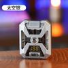 Encendedor electrónico de pulsos HY6060 Mecha Wind Belt Lighting, resistente al viento, para exteriores, con arco, suministro transfronterizo.