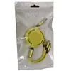 Cable de datos de silicona líquido tres en uno de carga rápida de tres cabezales Cable de carga telescópico de goma blanda Macaron para teléfono móvil uno a tres