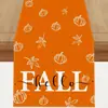 Camino de Mesa Estampado de Calabaza de Otoño y Hoja de Arce Mantel para Mesa de Café de Acción de Gracias Mantel para Mesa de Comedor Cubierta para Mueble de TV Tocador Mesita de Noche