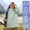 Chaqueta Azul Pájaro Carpintero para Hombres y Mujeres, Nueva Chaqueta Pequeña Tres en Uno Resistente al Viento e Impermeable para Primavera y Otoño