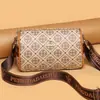 2025 Bolso Cruzado de Hombro Tipo Almohada Estampado Bolso para Madres Diseño de Nicho Bolso Retro Versátil Resistente al Desgaste Bolso Clásico para Mujer