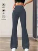 2026 Europeu e Americano Transfronteiriço Mais Vendido Cintura Alta Perna Larga Novo Alta Elasticidade Yoga Esportes Casual Calça Longa Flare Feminina