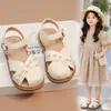 Sandalias de Princesa para Niñas 2026 Nuevos Zapatos de Verano Cerrados para Niños Zapatos Romanos para Niñas Zapatos de Verano de Suela Suave para Niños