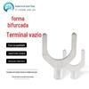 Extremidade desencapada Y-tipo terminal Y-tipo da conexão da conexão 0.5-16 lisa da conexão da conexão em forma de forquilha UT nariz de fio de cobre de pressão plana ZT
