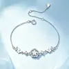 Prata Esterlina s999 Estrela do Mar Simples Leve Luxo Nicho Moda Toque de Luxo Pulseira Pulseira Borboleta Sonhadora