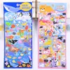 Pegatinas Estereoscópicas de Elefante, León, Pingüino 3D Dibujos Animados Zoológico Niños Pegatinas Educativas de Recompensa DIY Hecho a Mano