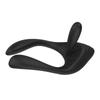 Clipe de choque anel de trava de silicone anel de ponto G masculino clipe de seio vibratório feminino carregamento USB anel de choque de comércio exterior