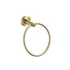 Acero Inoxidable 304 Dorado Cepillado Anillo Portatoallas de Baño Estante de Almacenamiento para Toallas de Baño Portarrollos de Papel Higiénico para Baño Gancho para Ropa