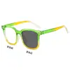 Gafas Fotocromáticas Transfronterizas Montura Grande Nueva Gafas de Sol Versátiles de Moda para Hombre Conducción Gafas de Sol Anti-UV