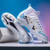 Zapatos de Fútbol de Caña Alta Transfronterizos Tf con Tacos Zapatos Deportivos de Atletismo con Tacos Largos Zapatos de Entrenamiento para Competición para Adultos y Estudiantes para Hombres