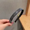 Diadema de Nuevo Estilo Transfronteriza para Mujer, Lujo de Gama Alta, Altura Craneal Alta, Diadema Irregular con Pedrería, Joyería Hecha a Mano DIY para Mujeres