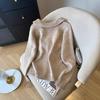 Moda Retro Europeia Elegante Gola Lapela Tricô de Alta Qualidade Feminino Outono e Inverno Novo Suéter com Lantejoulas Indústria Pesada Top Feminino