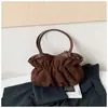 Elegante y de alta calidad, bolso de hombro retro 2026 nuevo de gran capacidad para el día a día, con un diseño de tote relajado, plisado y de color sólido