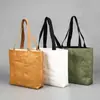Bolsas de Papel Dupont con Logo Personalizado, Bolsas Tote Engrosadas, Bolsas de Papel Kraft Lavables y Resistentes al Desgarro, Bolsas de Lona Personalizadas