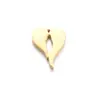 Accesorios de joyería de acero de titanio pulido diy alas de palma huecas candado de llave símbolo de sol estrella brújula colgante