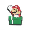 Super Mary Mario Mario Zapatos con Agujeros Accesorios Zapatos Zapatos con Agujeros de Flor Hebilla de Zapato Hebilla Decorativa Croc Accesorios Decorativos