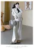 Conjunto de moda gestante 2026 novo estilo, roupa de outono, elegante e que não revela a gravidez, suéter de inverno, conjunto completo com toque de alta qualidade