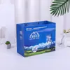 Bolsa de presente personalizada bolsa universal de papelão branco impressão colorida bolsa de compras para roupas bolsa publicitária de papel Kraft