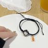 Nuevo Pulsera de Cuerda de Gato de la Fortuna de Cerámica ~ Estilo Chino Artístico Retro Fresca Pulsera de Cuerda para la Mano Ajustable