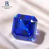 Wuzhou Pedra Gemológica Cultivada Demônio Azul Pedra Solta Experimental Regenerado Espinélio Azul Cobalto Redondo Gota d'Água Formato de Coração Método de Puxar