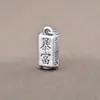 Yiluya 3D plata dura rico cuadrado colgante collar accesorios de colgante pulsera de cuentas hecha a mano DIY material de colgante