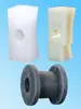 801 Máquina de Descascar Couro Bloco Guia Móvel Fábrica de Colágeno Branco Cinza Almofada Absorvente de Choque Pá de Mola Borda Fina 2 Rodas Douradas Rei Rei Elefante