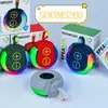 Altavoz Bluetooth inalámbrico portátil impermeable IPX6 transfronterizo, portátil para exteriores, luces RGB, minisubwoofer