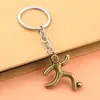 Chaveiro Criativo de Metal com Logo de Diversos Esportes Bicicleta Corrida Levantamento de Peso Futebol Basquete Chaveiro Pequeno Presente