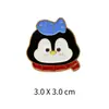 Bottons Fofos de Zoológico, Leão, Tigre, Pinguim, Macaco Dourado Broches, Decorações Acessórios para Mochila Chapéu Panda Vermelho