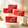 Librito Rojo 2 Caja de Bombones de Chocolate Dorado Caja de Regalo de Acompañamiento Regalo de Año Nuevo Snacks de Ocio