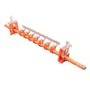 Transportador de banda universal limpiador de aleación B1000 doble carril escalonado rascador de aleación rascador de aleación de carburo de tungsteno