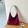 Bolsa de Gran Capacidad para Viajes Diarios Mujer 2026 Otoño Nuevo Elegante Retro Bolso de Hombro Individual Informal Bolso Tote Esmerilado para Debajo del Brazo