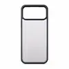 Funda para Teléfono Móvil Apple 17Promax Negra Mate con Tacto de Piel Dos en Uno 16Pro Carcasa Dura Funda Protectora Iphone15